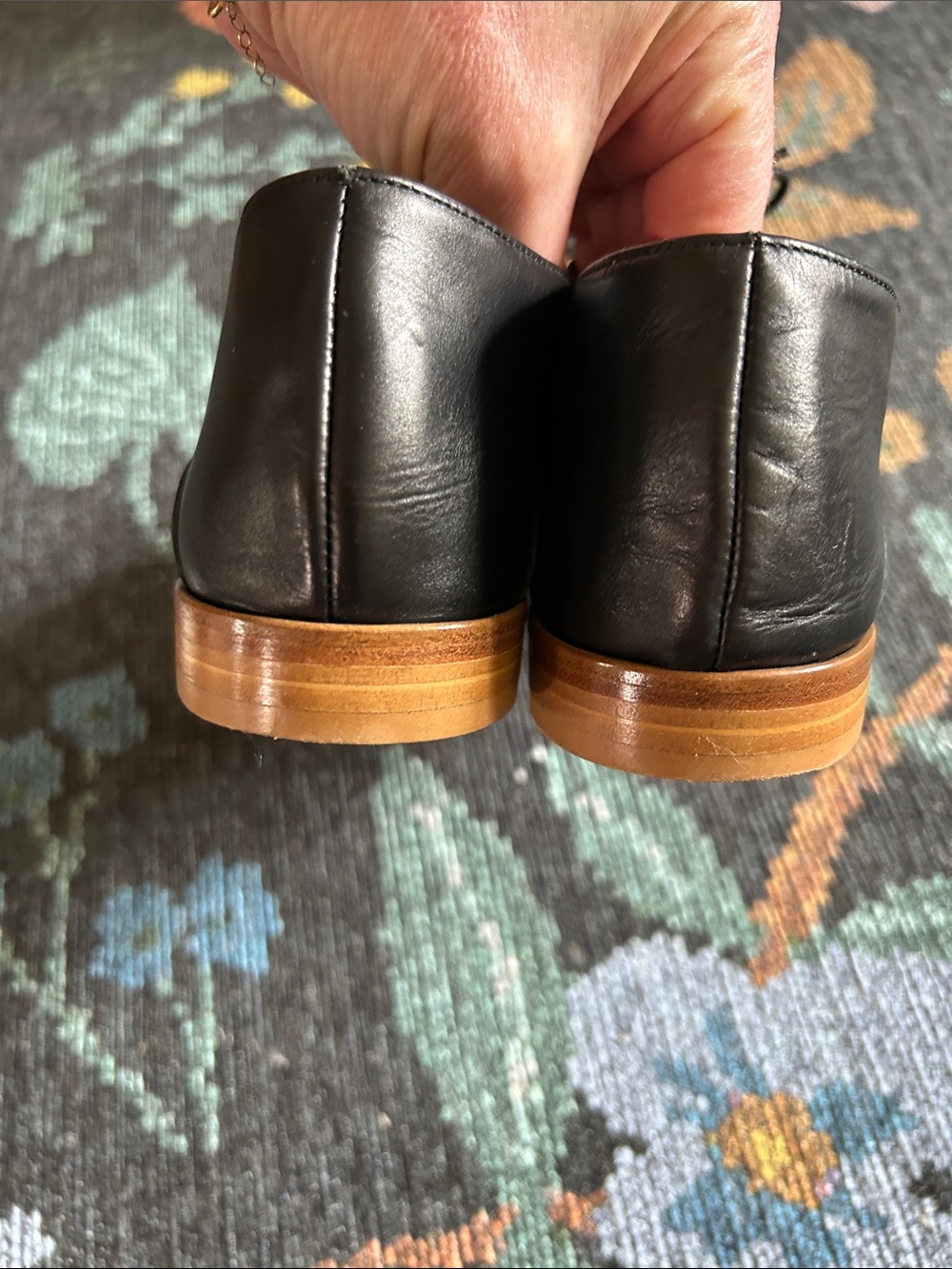 Jamie Haller Black Oxfords EU 39 Fits Women size 9 Worn once! Rare!!🖤 - Picture 5 of 13
